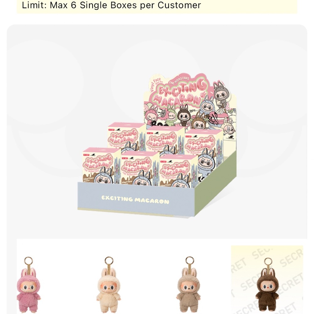 THE MONSTERS - EXCITING MACARON POP MART 100% AUTHENTIC - Picture 4 of 4